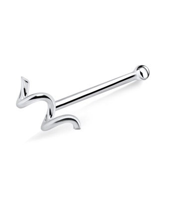 Wave Shaped Bone Nose Stud NSKD-380